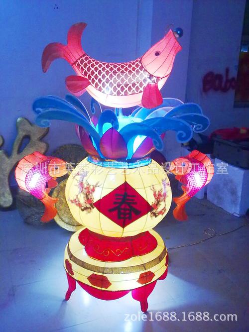 厂家直销 春节装饰品 优质花灯彩灯 大型工艺灯笼